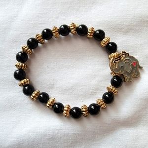 Black and Gold Bracelet